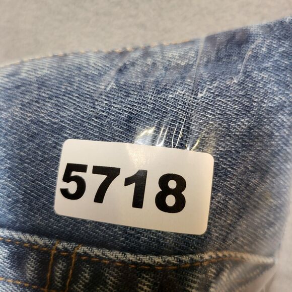 Vintage Deadstock Levis 560 Jeans Mens 40x30 Blue Loose Fit Tapered Leg Denim - Picture 12 of 12